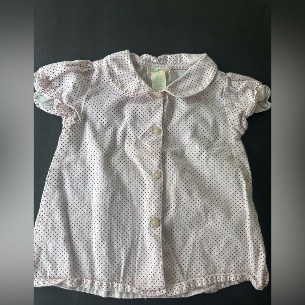 Olive Juice - Dot Blouse